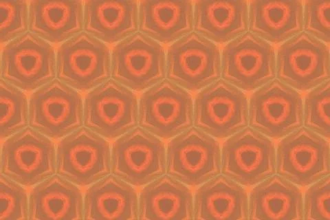 Orange and Gold Abstract Pattern 스톡 사진