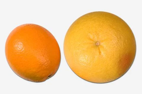 Orange and grapefruit Stock Photos