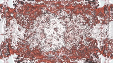 Orange and gray paint splashes on white background 스톡 동영상 135164482