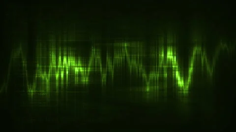 Orange and green background. Motion.An angular line made like a graph in Stock Footage 203846807