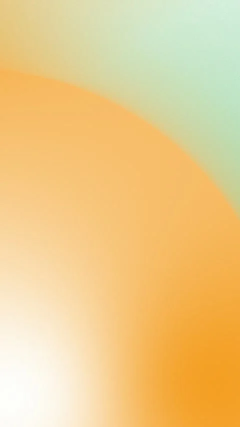 Orange and green gradient blur with soft curves. Seamless loop background. 4K. Stock Footage 309855942