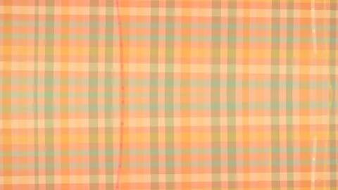 Orange and green plaid pattern background loop a seamless of a warm-toned patter Stock Footage 330530349
