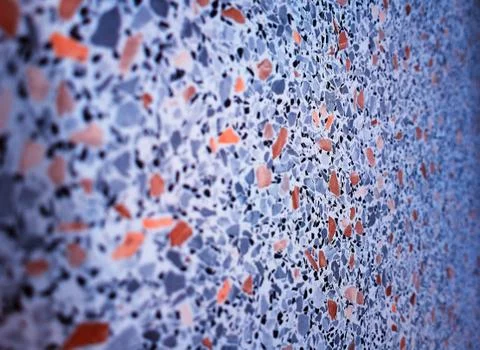 Orange and grey bits texture background Foto stock