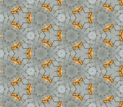 Orange and grey triangle absract seamless pattern 스톡 일러스트
