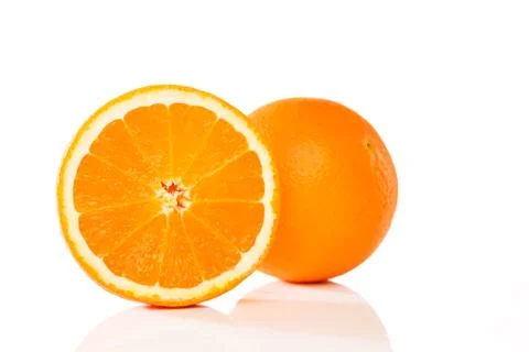 Orange and a half Foto stock