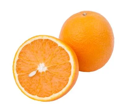 Orange and half Stock Photos