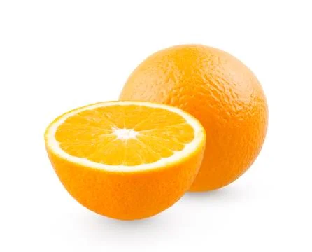 Orange and half Stock Photos