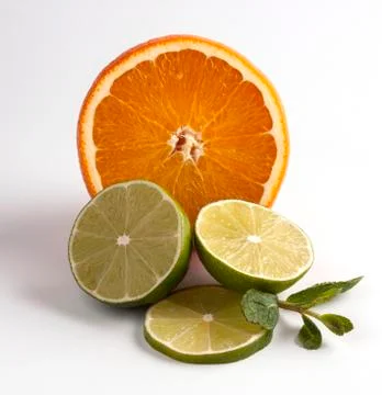 Orange and lime Stock Photos