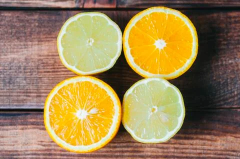 Orange And Limon Stock Photos