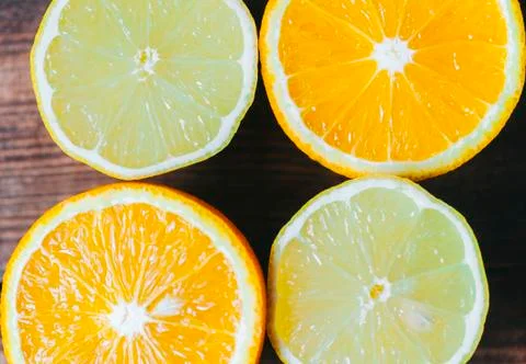 Orange And Limon Stock Photos
