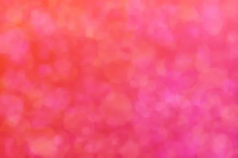 Orange and pink abstract defocused background, circle shape bokeh pattern. 스톡 일러스트