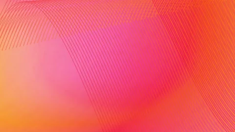 Orange and pink gradient and lines animation. Stock Footage 223252059