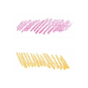 Orange and pink vector pencil background banner illustration icon hand drawn. Stock Illustration