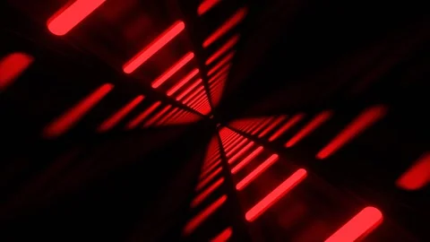 Orange and Red Fast Rotating Abstract Neon Tunnel Background VJ Loop in 4K 库存影片 328357090