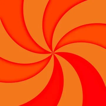 Orange and red rays Stock Illustration