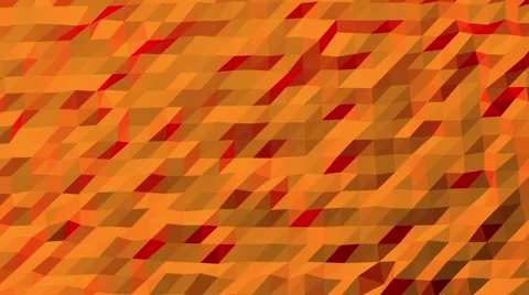 Orange and Red Toned Low Poly Pattern Stock Footage 65995296