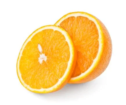 Orange and slice Stock Photos
