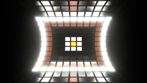 Orange and White Changing Light Effect Background VJ Loop in 4K Stock Footage 296009727