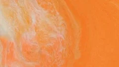 Orange And White Creamsicle 4 Vibrant Bright Paint Oil Color Orange And White Creamsicle 5 Vibrant Bright Paint Oil Color Swirls Entropystock Footage