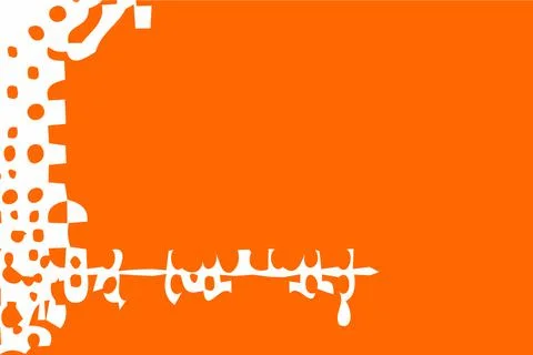 Orange and white dynamic background. Abstract vector. Modern geometric design Stock Illustration