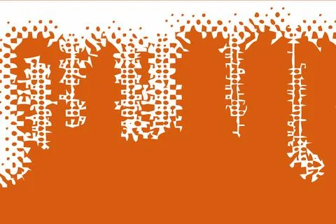 Orange and white dynamic background. Abstract vector. Modern geometric design Stock Illustration