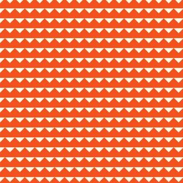 Orange and white geometric triangle pattern background Stockillustratie