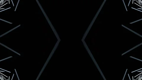 Orange and White Neon Lightning Kaleidoscope Background VJ Loop in 4K 스톡 동영상 338116605