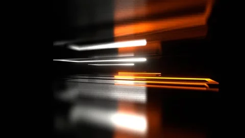 Orange and White Neon Rectangular Shapes Moving Background VJ Loop in 4K Stock Footage 314949386