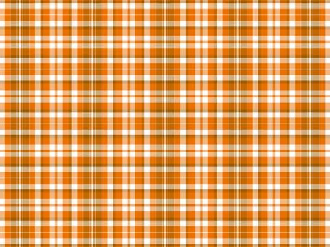 Orange and white plaid background Stock Illustration
