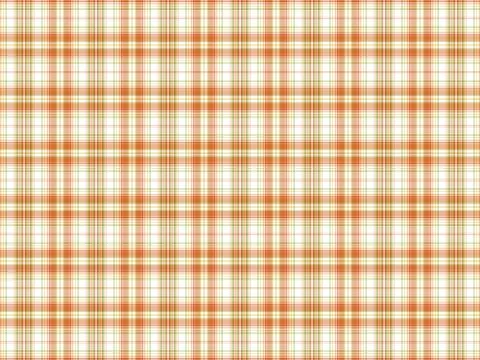 Orange and white plaid background Stock Illustration