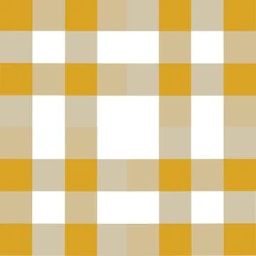 Orange and white tartan pattern Stock Illustration