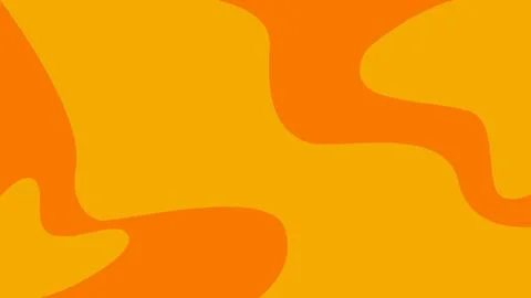 Orange and yellow abstract flow background Stock Illustration