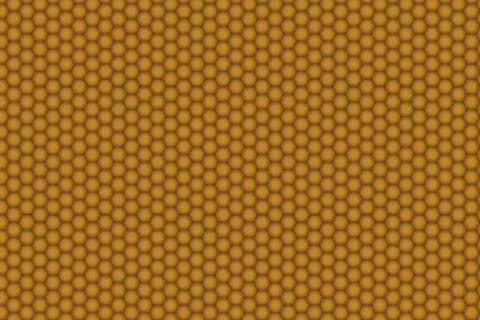 Orange and yellow background with honeycomb shapes. Vector illustration Stock Illustration