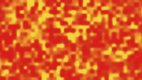 Orange and yellow blurry blocks form a textuyellow pattern Stock Footage 297177846