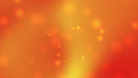 Orange and yellow gradient background features blurry yellow lights Stock Footage 297269961