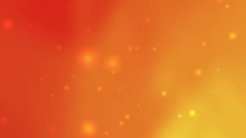Orange and yellow gradient background features scattered glowing particles Stock Footage 297277715