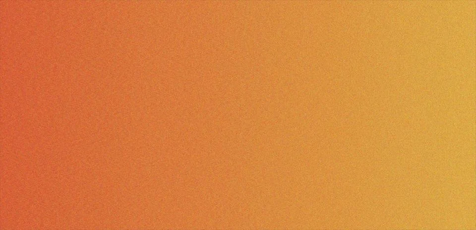 Orange and yellow gradient with subtle noise texture background. イラスト素材