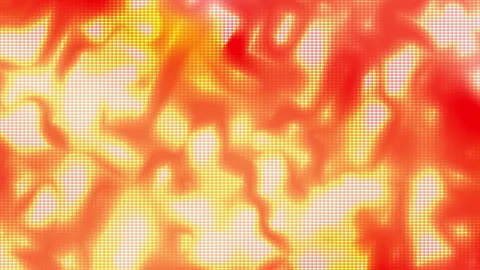 Orange and yellow gridded background glows with light patterns. Stock Footage 300862900