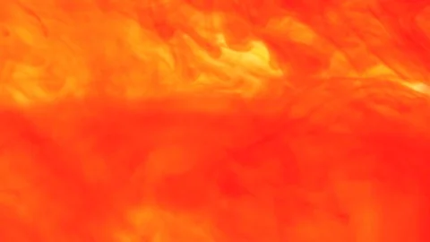 Orange and yellow liquid Stock Footage 74091987