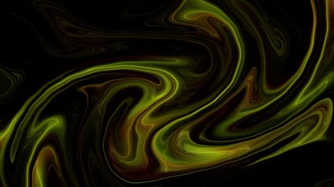 Orange and Yellow Neon Fluid 15s Seamless Loop for VJ Sets Видео 341524656
