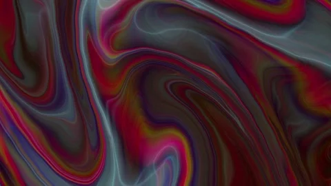 Orange and Yellow Neon Fluid 15s Seamless Loop for VJ Sets Video stock 341561371
