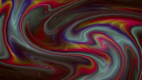 Orange and Yellow Neon Fluid 15s Seamless Loop Video Background Stockbeeldmateriaal 341561409