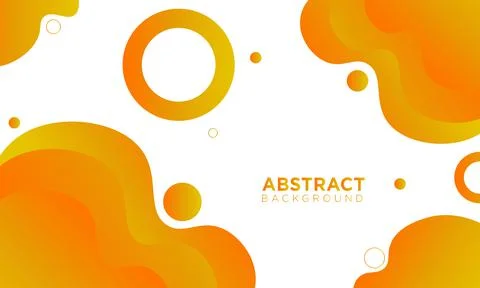 Orange and yellow vector circle gradation Illustrazione stock