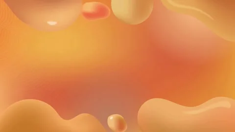 Orange Animated Background with Moving Bubbles Stock Footage 276220378