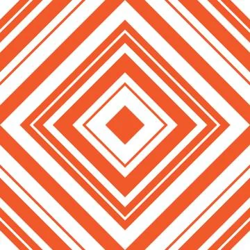 Orange Argyle Diagonal Stripes seamless pattern background Stock Illustration