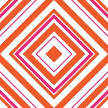 Orange Argyle Diagonal Stripes seamless pattern background 스톡 일러스트