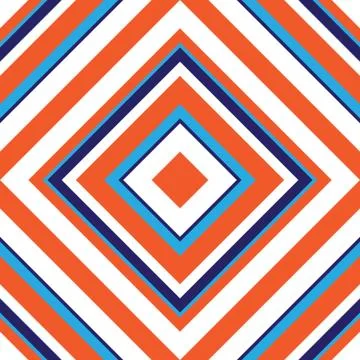 Orange Argyle Diagonal Stripes seamless pattern background Illustrazione stock