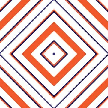 Orange Argyle Diagonal Stripes seamless pattern background Illustrazione stock