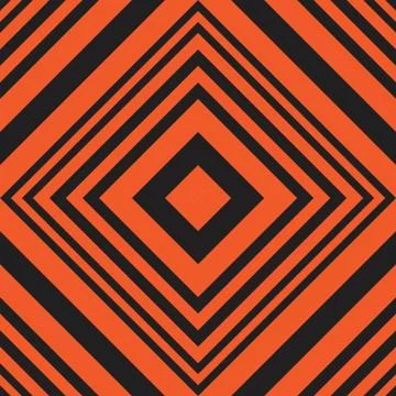 Orange Argyle Diagonal Stripes seamless pattern background 스톡 일러스트