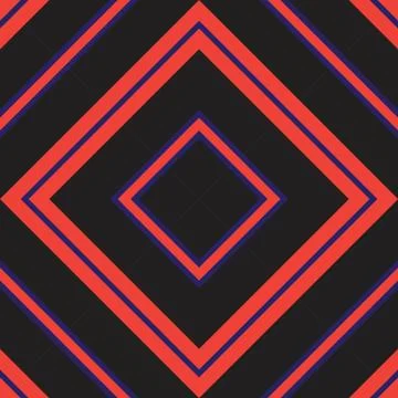 Orange Argyle Diagonal Stripes seamless pattern background Stock Illustration